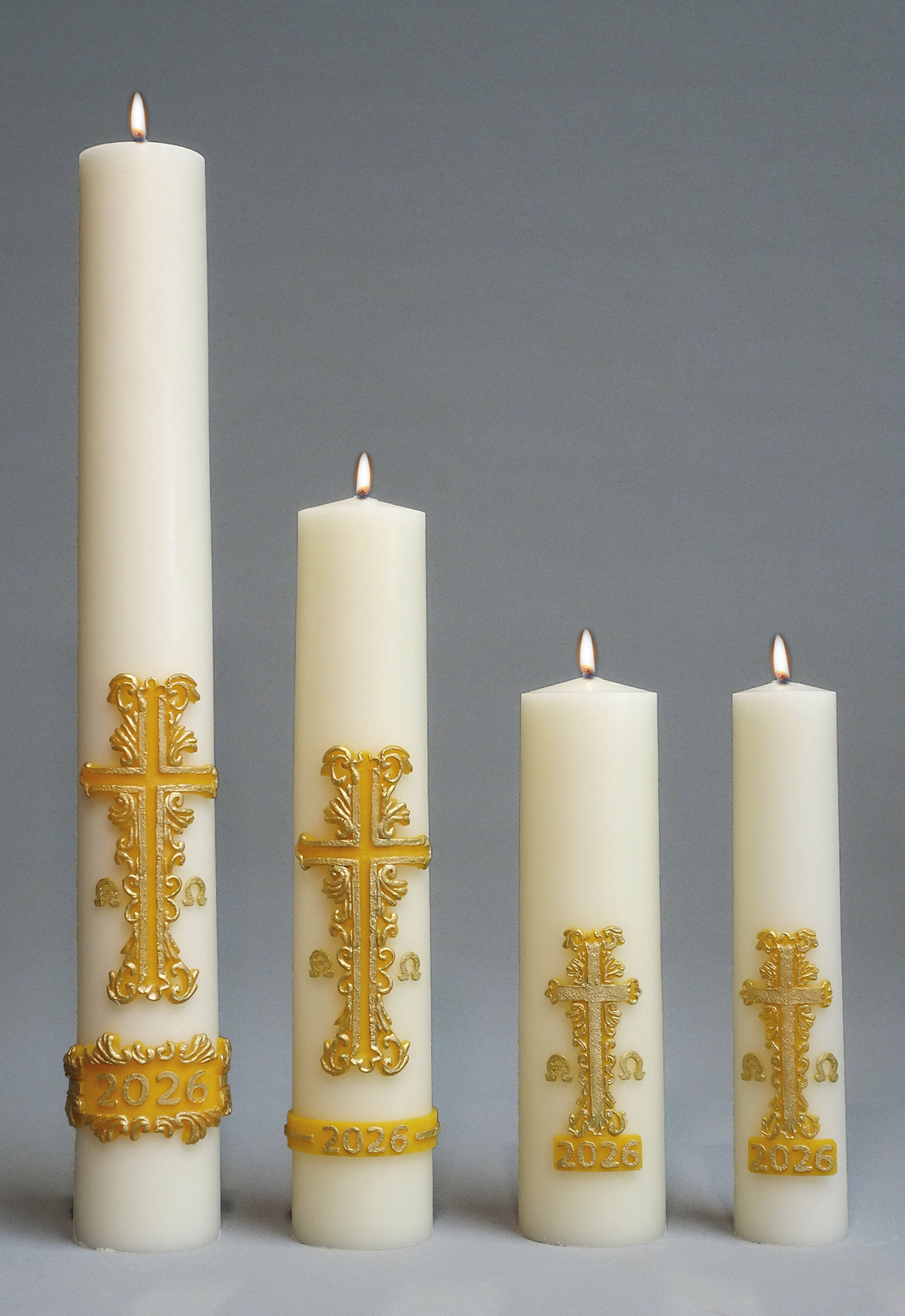 Huispaaskaars 2026 Barokke Kruis