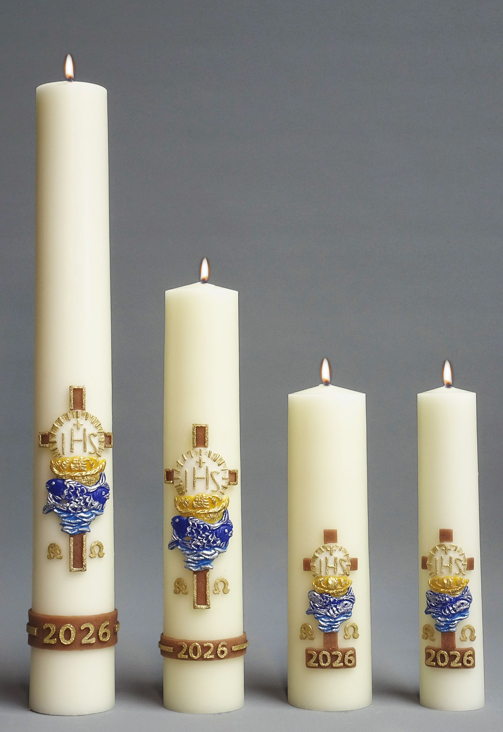 Huispaaskaars 2026 Vissen en Broden