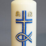 Stompkaars huispaaskaars 2026 Ichtus