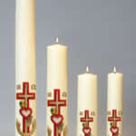 Huispaaskaars Geloof/Hoop/Liefde Huispaaskaars Geloof/Hoop/Liefde