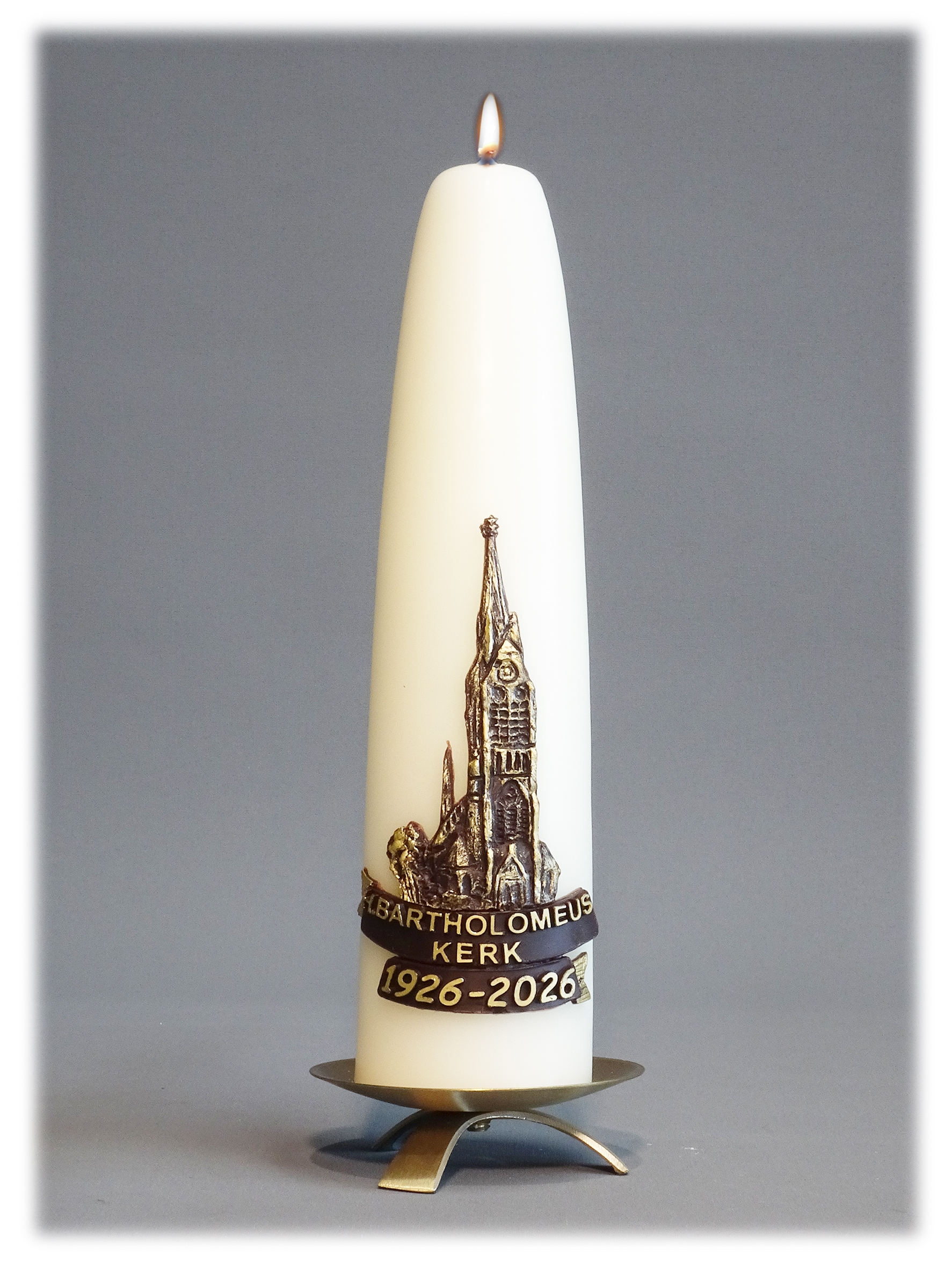 Poeldijk kerk op kaars