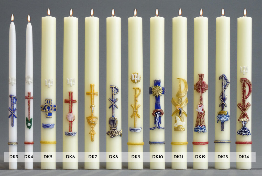 Baptismal candles Baptismal candles